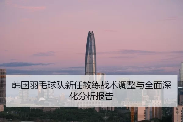 韩国羽毛球队新任教练战术调整与全面深化分析报告
